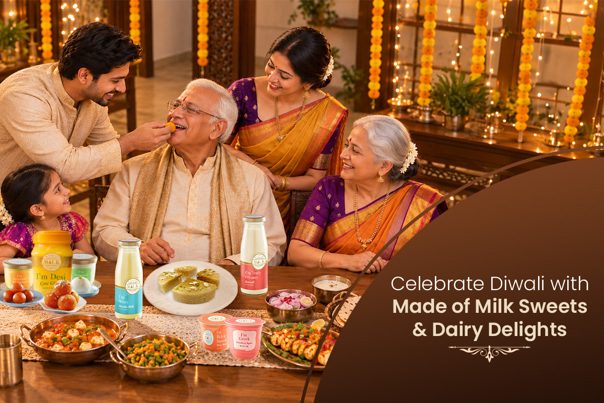 Celebrate Diwali with Made of Milk Sweets and Dairy Delights