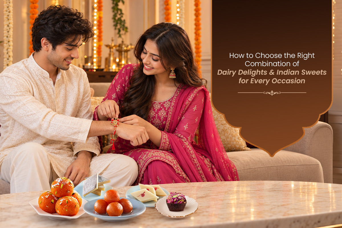 How to Choose the Right Combination of Dairy Delights and Indian Sweets for Every Occasion