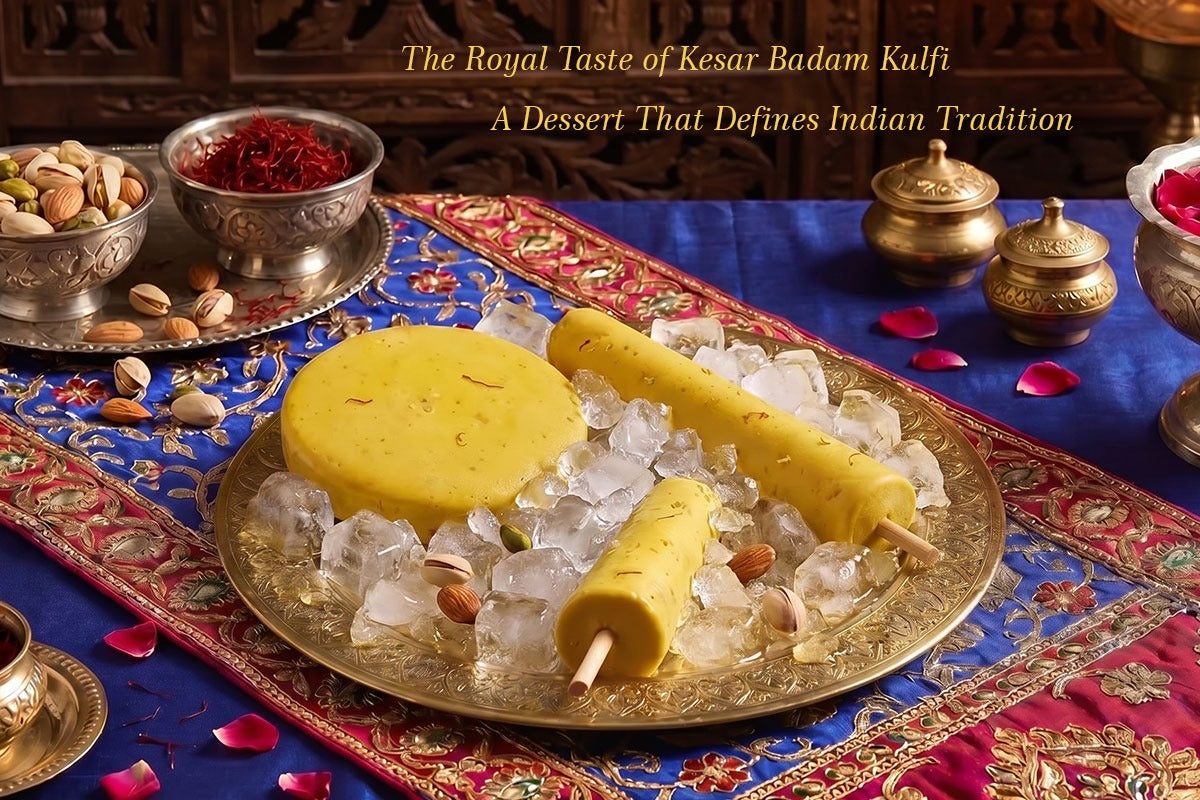 The Royal Taste of Kesar Badam Kulfi – A Dessert That Defines Indian Tradition